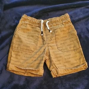 Cat & Jack khaki patterns shorts 3t